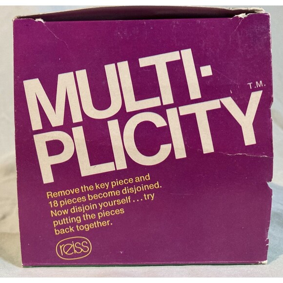Multi-plicity Game (1974) • Vintage, Reiss, Puzzle, Brain Teaser - Picture 2 of 3